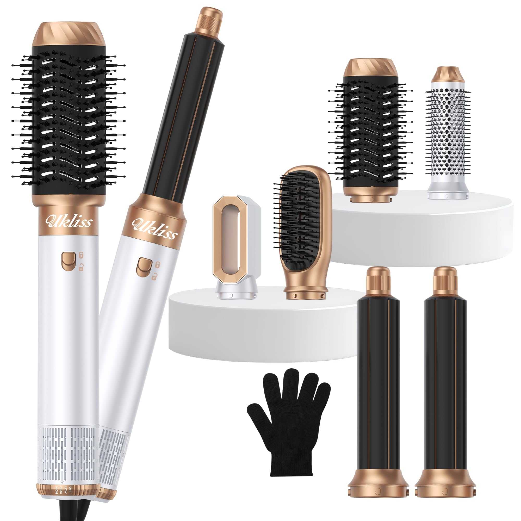 Amazon.com : Ukliss 6 in 1 Blow Dryer Brush,Hair Dryer Brush with